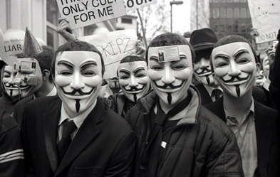 Anonymous đang bị truy lùng ráo riết trên toàn cầu.